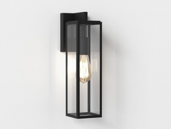 HARVARD LANTERN - LED glass and steel Outdoor wall Lamp _ Astro Lighting